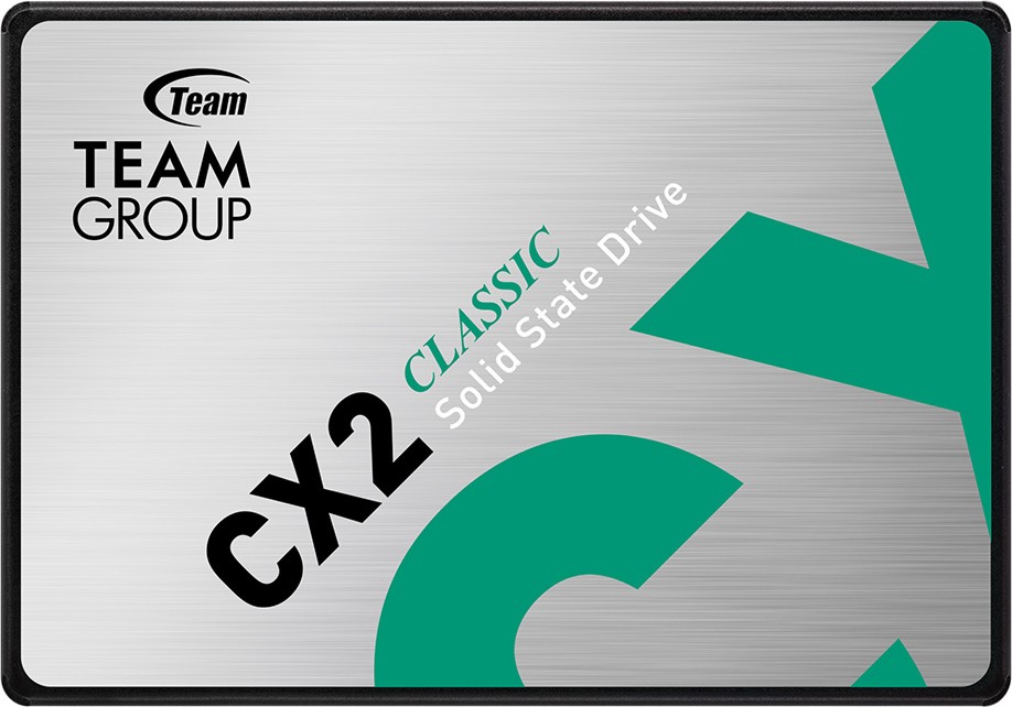 SSD ����� Team Group CX2 2.5" SATA III - 256 GB, ������ 520 MB/s, ����� 430 MB/s - 