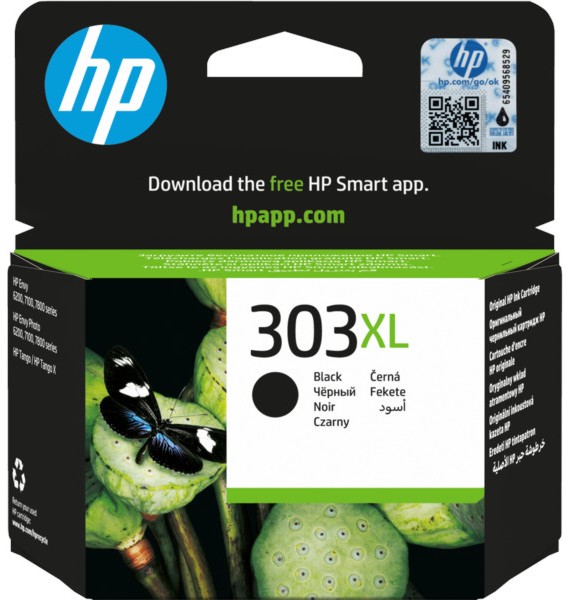 Касета с мастило за принтер HP 303 XL Black Касета с мастило за принтер HP 303 XL Black - 600 страници -