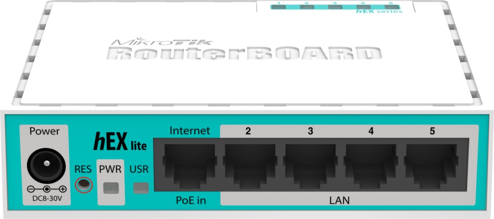 Рутер MikroTik RB750R2 Рутер MikroTik RB750R2 - До 300 Mbps -