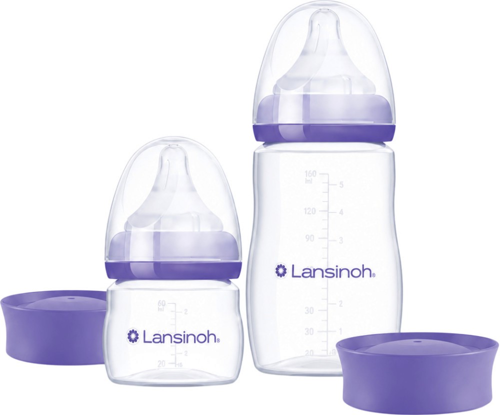 Бебешки шишета Lansinoh Natural Wave Бебешки шишета Lansinoh Natural Wave - 2 броя - шише