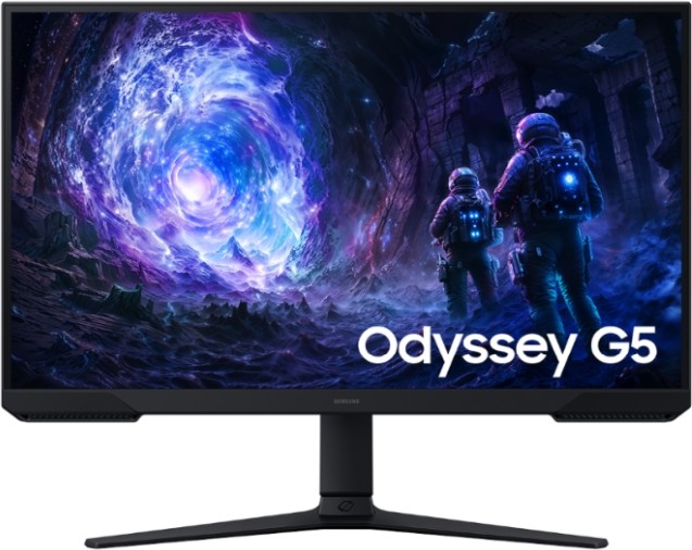 Монитор Samsung Odyssey G5 27FG510 Монитор Samsung Odyssey G5 27FG510 - 27", VA, 180 Hz, 16:9, 2560 x 1440, 1 ms, 2 x HDMI, DisplayPort, AMD FreeSync -