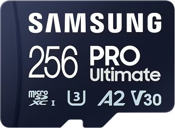 Micro SDXC   256 GB Samsung PRO Ultimate - A2, UHS-I, U3, V30  SD  - 