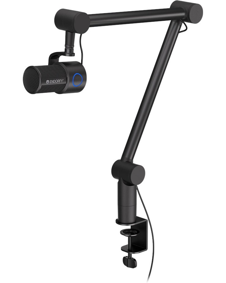 Настолен микрофон ENDORFY Solum Studio Настолен микрофон ENDORFY Solum Studio - 20 Hz - 20 kHz, USB-C, със стойка -