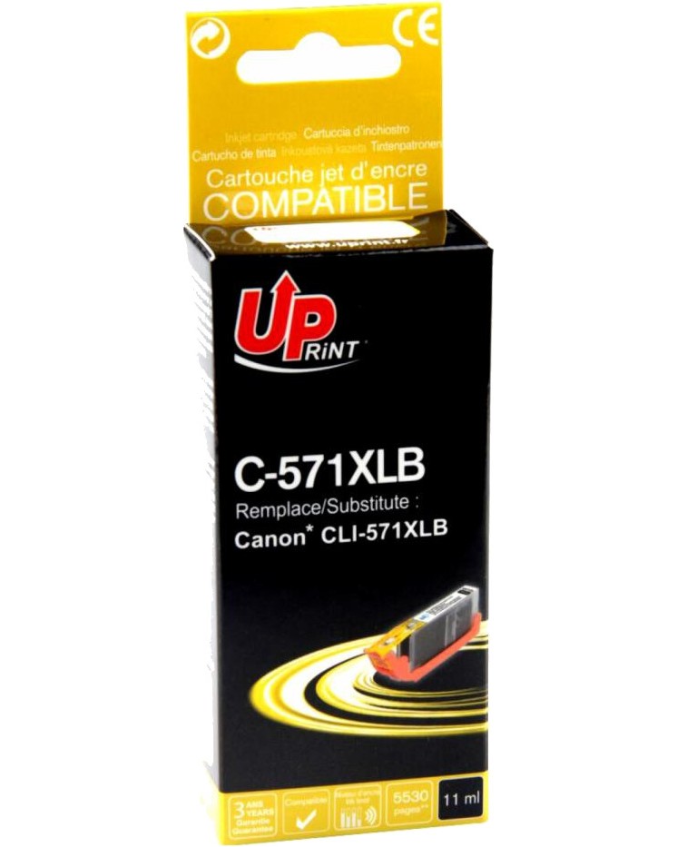 ������ � ������� �� ������� UPrint C-571XL Black - 530 �������� - 