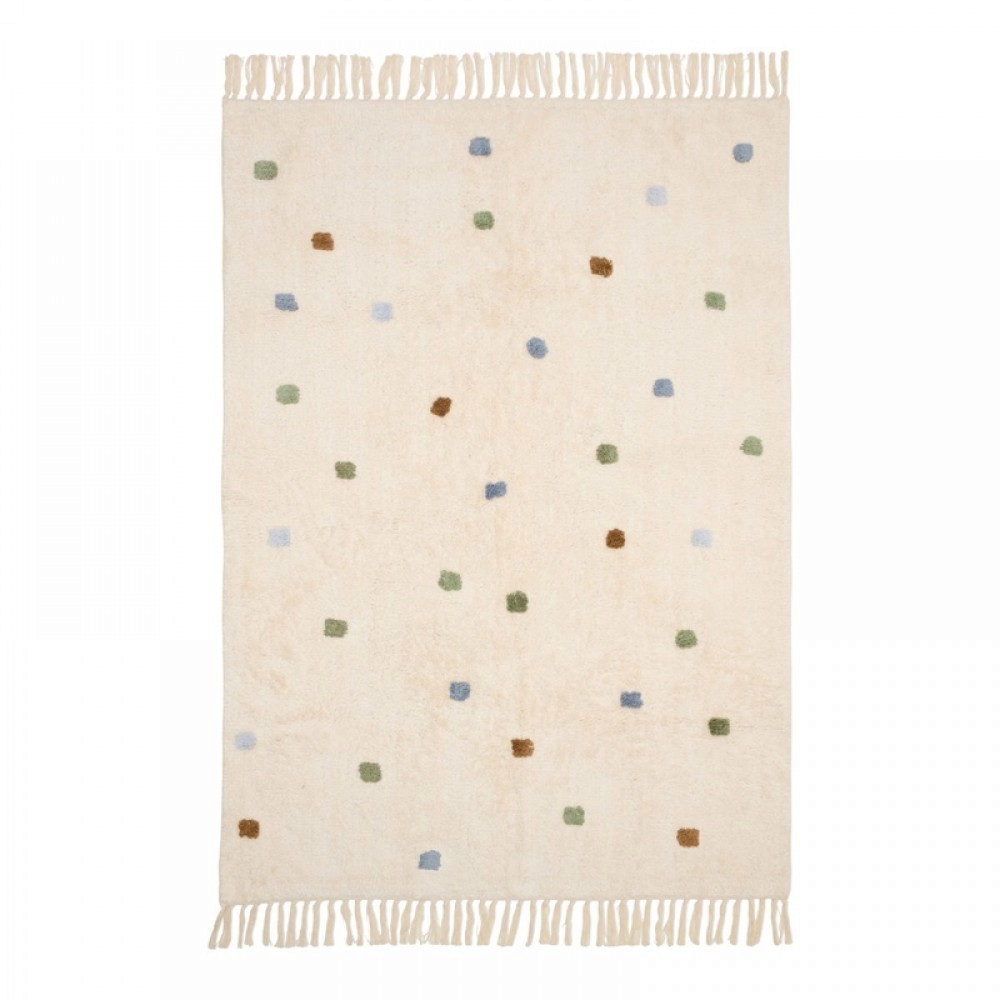   Little Dutch Dots Blue - 100%  , 120 x 170 cm - 
