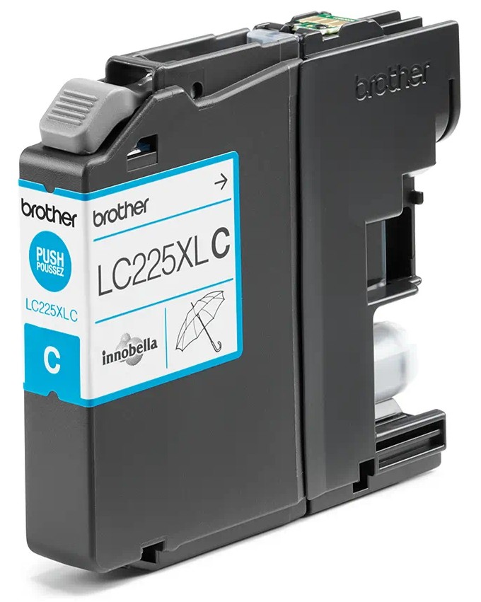 Касета с мастило за принтер Brother LC225XL Cyan Касета с мастило за принтер Brother LC225XL Cyan - 1200 страници -