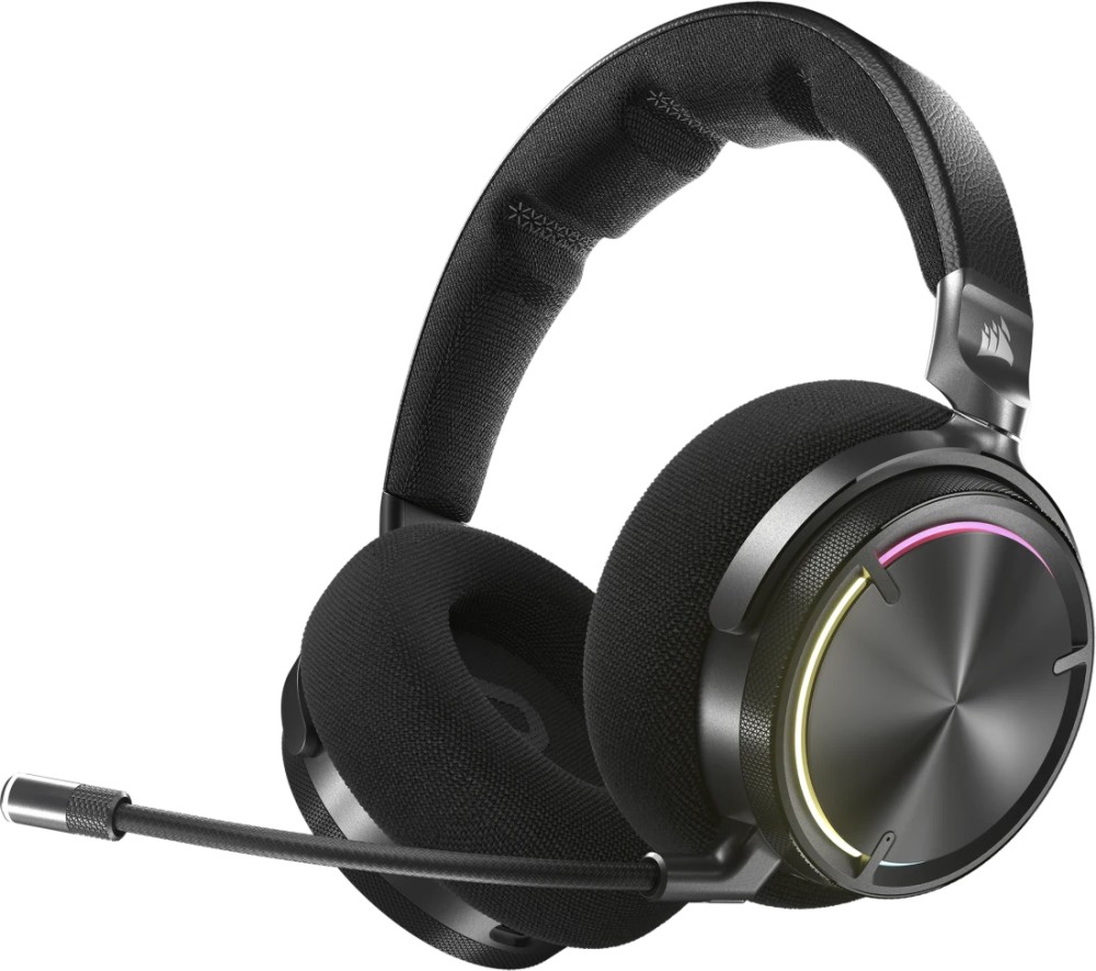 Гейминг безжични слушалки Corsair Virtuoso Max Гейминг безжични слушалки Corsair Virtuoso Max - С 2.4 GHz донгъл, Bluetooth, USB-C -
