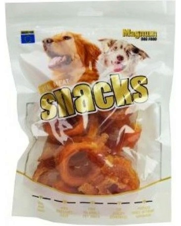 Лакомства за кучета Magnum Real Meat Snacks Лакомства за кучета Magnum Real Meat Snacks - 250 g, с пилешко и риба - храна