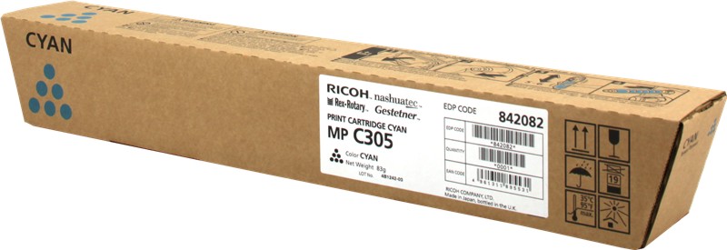 Тонер RICOH 842082 Cyan Тонер RICOH 842082 Cyan - 4000 страници -