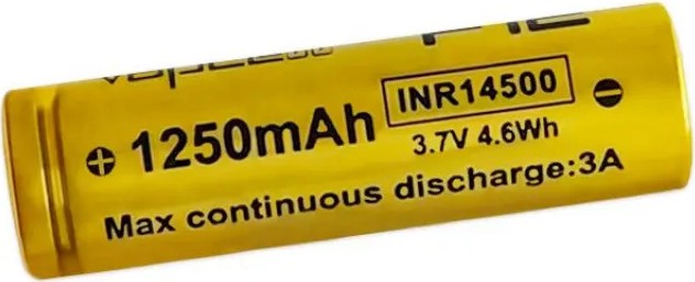 Батерия 3.7 V 14500 F12 Батерия 3.7 V 14500 F12 - Акумулаторна Li-Ion (14500) 1250 mAh - батерия