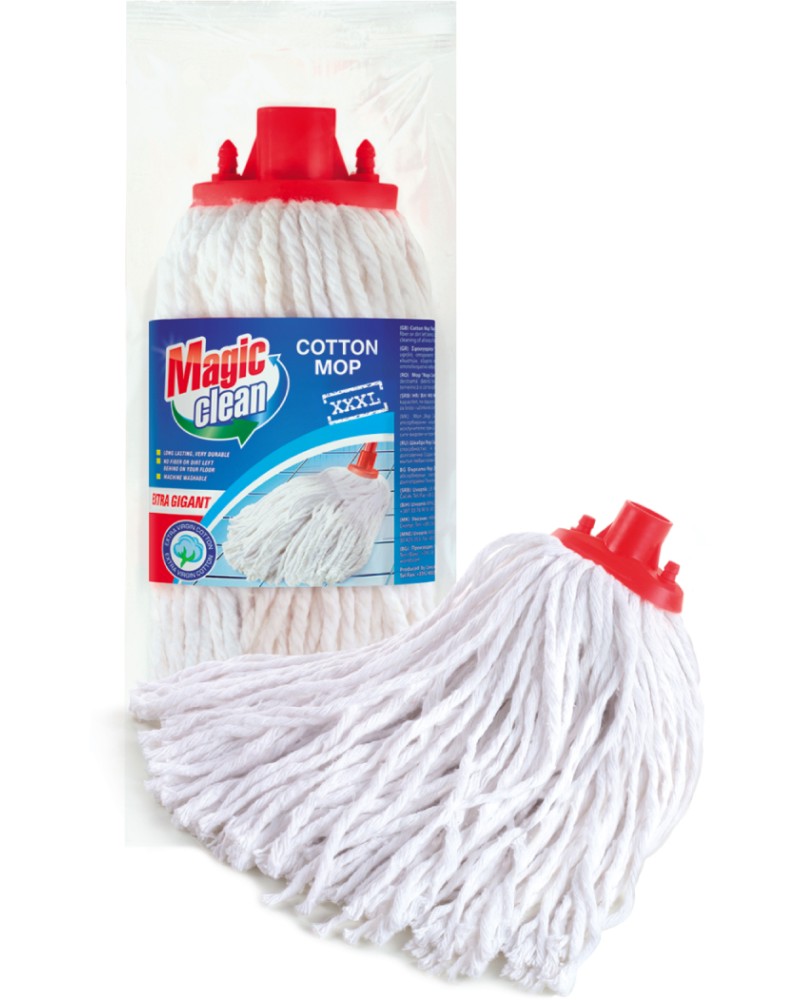 Парцал за под Magic Clean Extra Gigant Парцал за под Magic Clean Extra Gigant - За дръжка с права резба - продукт