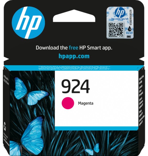 Касета с мастило за принтер HP 924 Magenta Касета с мастило за принтер HP 924 Magenta - 400 страници -