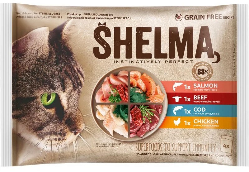    SHELMA - 4 x 85 g,  , ,      - 
