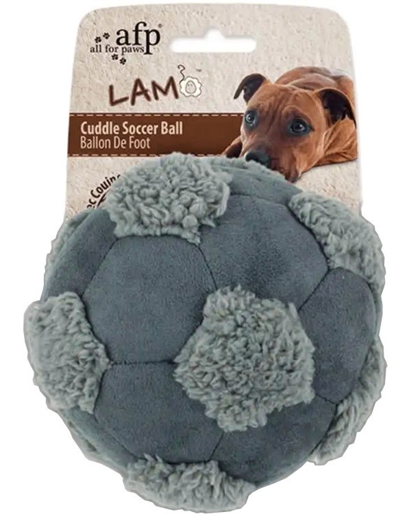 Плюшена топка за кучета AFP Cuddle Soccer Ball Плюшена топка за кучета AFP Cuddle Soccer Ball - Ø 15 cm, от серията Lam - топка