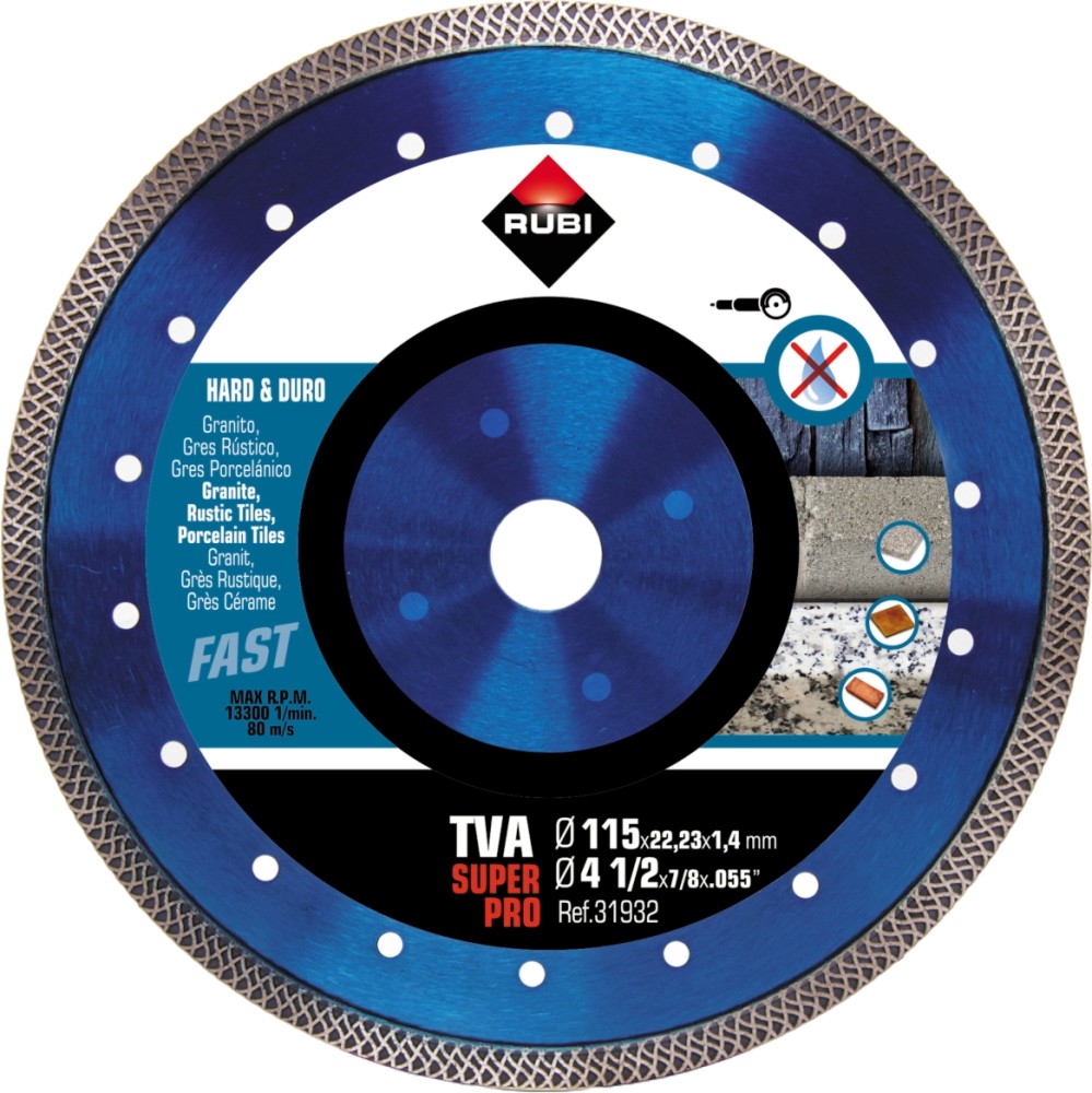        Rubi Turbo Viper TVA - ∅ 115 / 1.4 / 22.23 mm   SuperPro - 