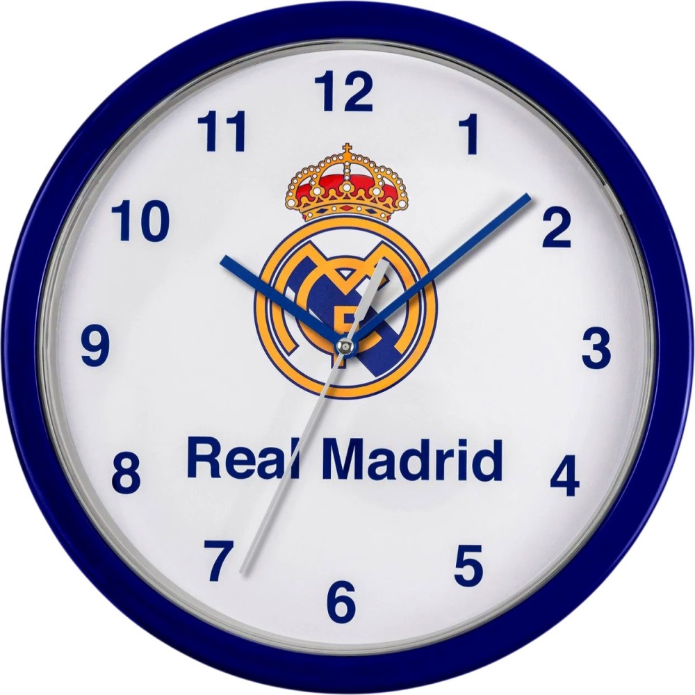 Стенен часовник Kids Licensing Real Madrid Стенен часовник Kids Licensing Real Madrid - На тема Реал Мадрид -