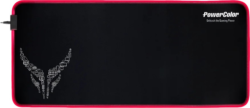 Гейминг подложка за мишка PowerColor Red Devil RGB XL Гейминг подложка за мишка PowerColor Red Devil RGB XL - 90 / 40 / 0.4 cm -