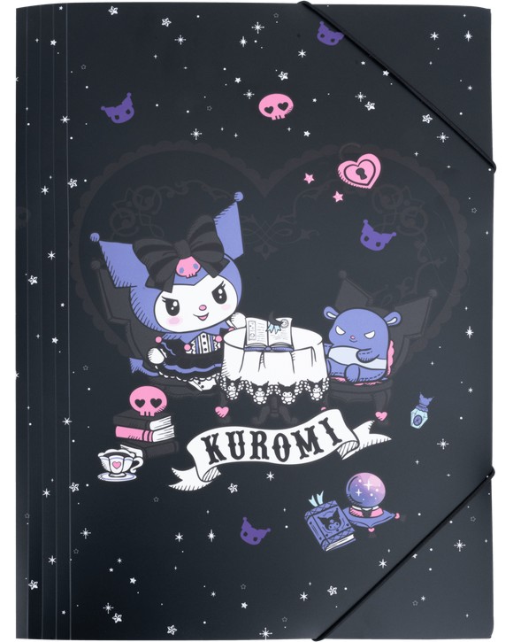 Папка с ластик Cool Pack Kuromi Папка с ластик Cool Pack Kuromi - За формат A3 на тема Hello Kitty -