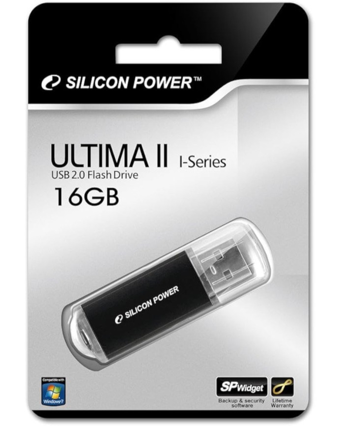 USB-� 2.0 ���� ����� Silicon Power Ultima II - 32 ��� 64 GB - 