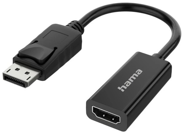  DisplayPort male  HDMI female Hama - 