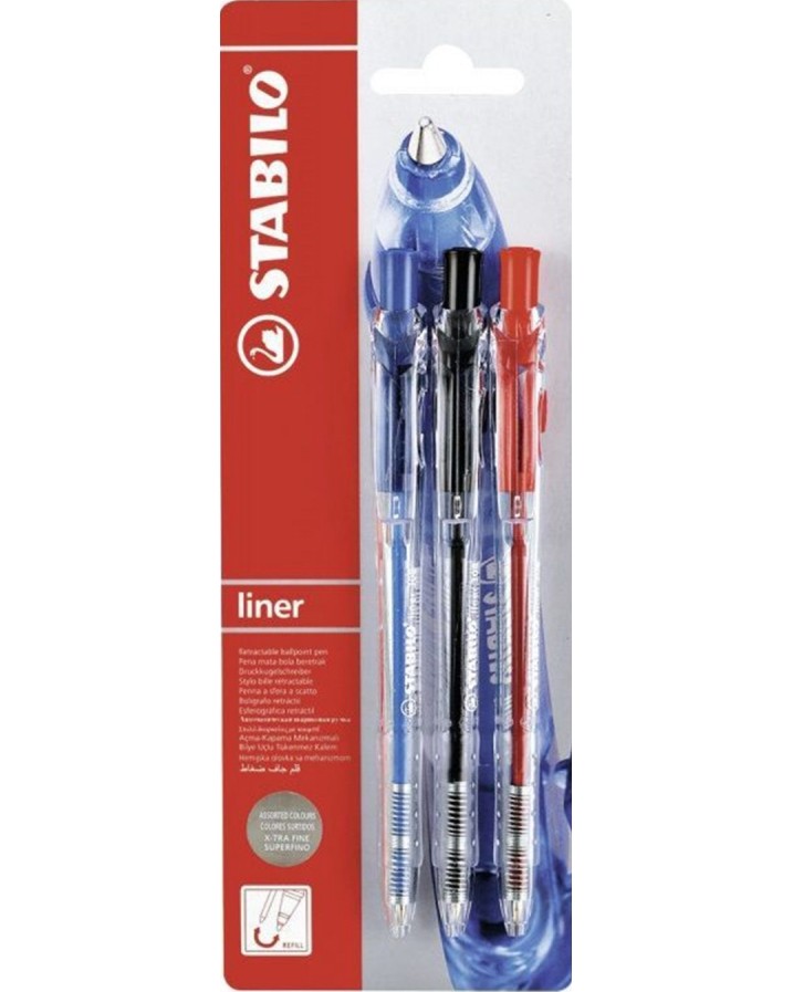   Stabilo Liner F 0.38 mm - 3  - 
