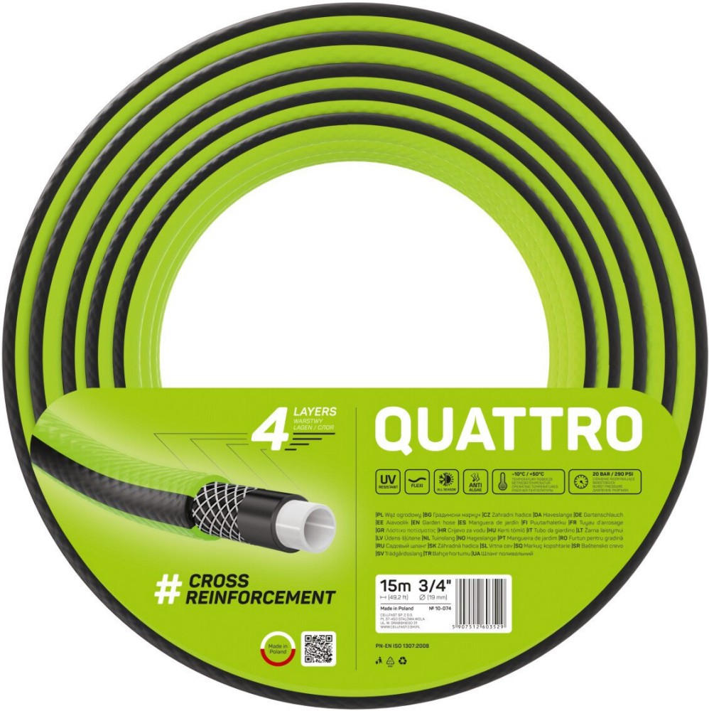    ∅ 3/4" Cellfast - 15 - 50 m   Quattro - 