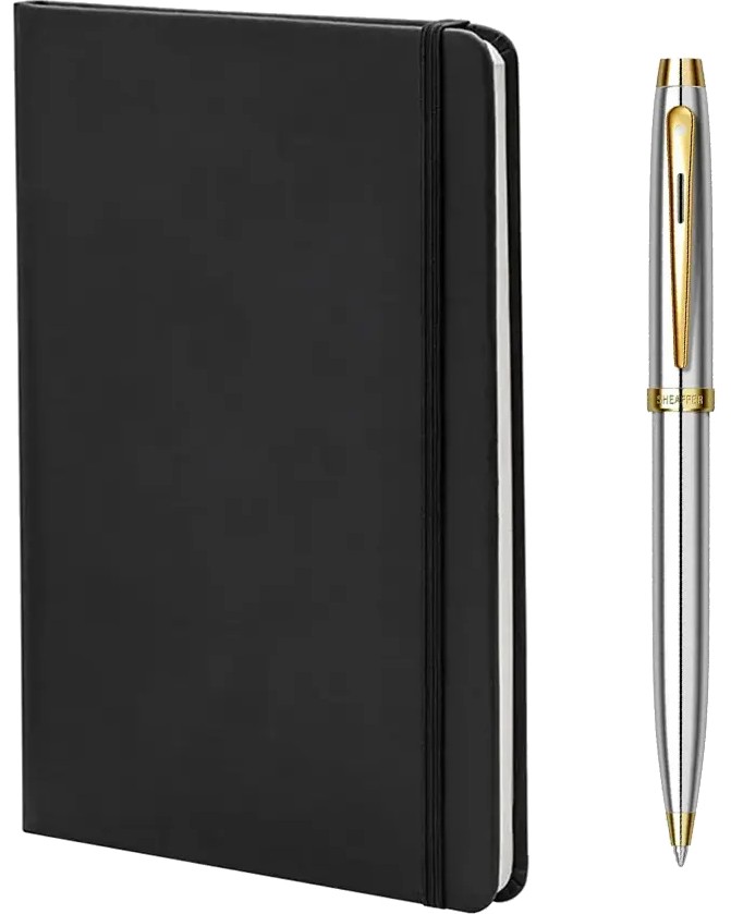 Химикалка и тефтер Sheaffer Химикалка и тефтер Sheaffer - A5, с широки редове и подаръчна кутия от колекцията 100 -