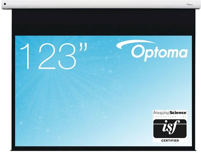 Електрически екран за проектор Optoma DE-1123EGA Електрически екран за проектор Optoma DE-1123EGA - 265.6 x 166 cm, 16:10 -