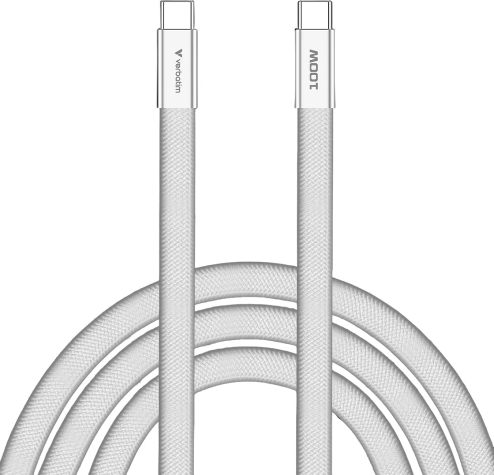 Кабел USB-C male към USB-C male Verbatim SoftTouch Кабел USB-C male към USB-C male Verbatim SoftTouch - 1.2 m, 100 W -