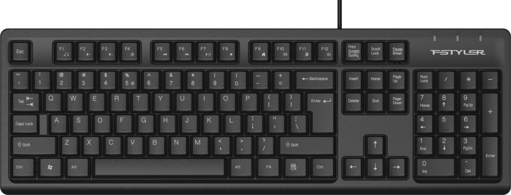 ���������� A4Tech FK12 - � USB ����� 1.5 m �� ������� Fstyler - 