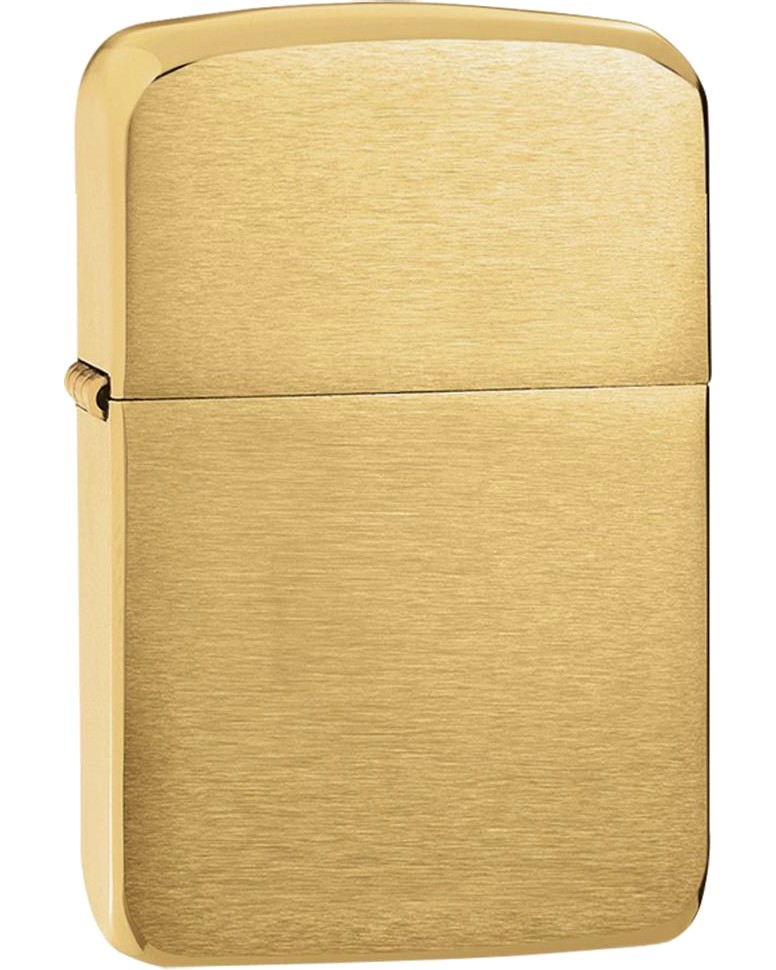   Zippo Brushed Brass Replica -   Classic - 