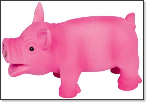 Латексова играчка за кучета Nobby Pig Латексова играчка за кучета Nobby Pig - Със звукови ефекти - играчка