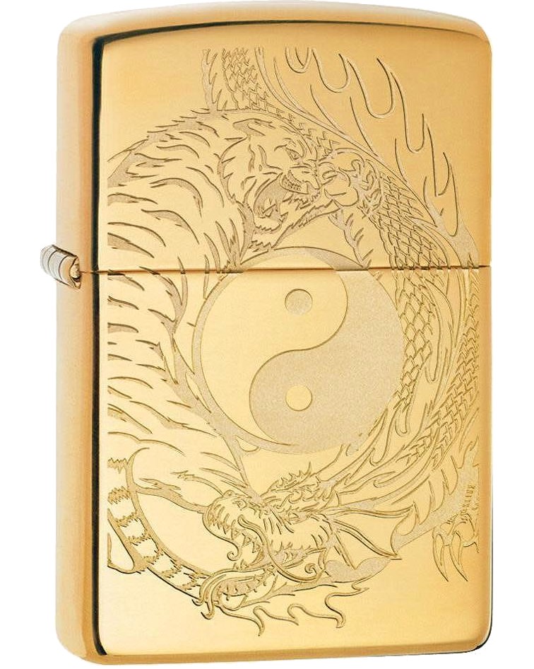 Ветроустойчива запалка Zippo Tiger and Dragon Design Ветроустойчива запалка Zippo Tiger and Dragon Design -