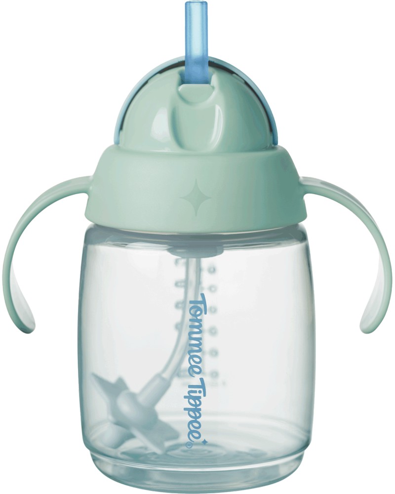 ����������� �� ���� ��� ������ Tommee Tippee Trainer Straw - 240 ml, �� 6+ ������ - ����