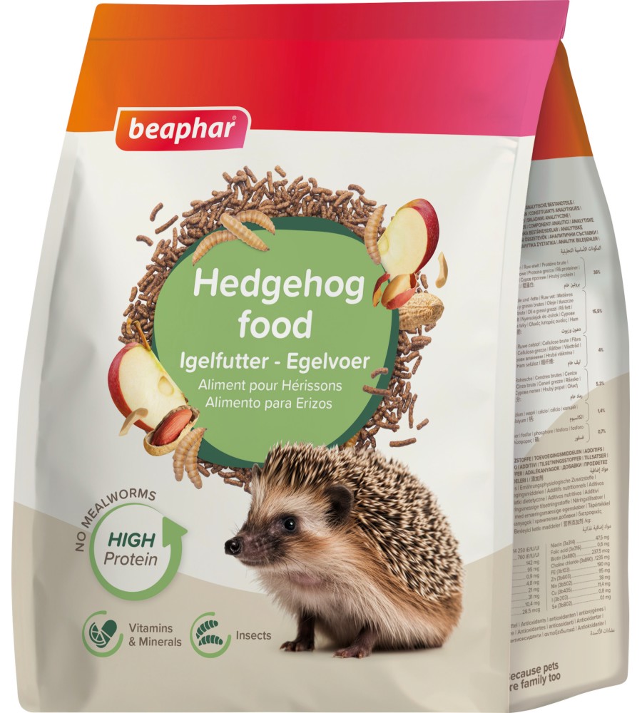 Храна за таралежи Beaphar Hedgehog Food Храна за таралежи Beaphar Hedgehog Food - 1 kg - храна