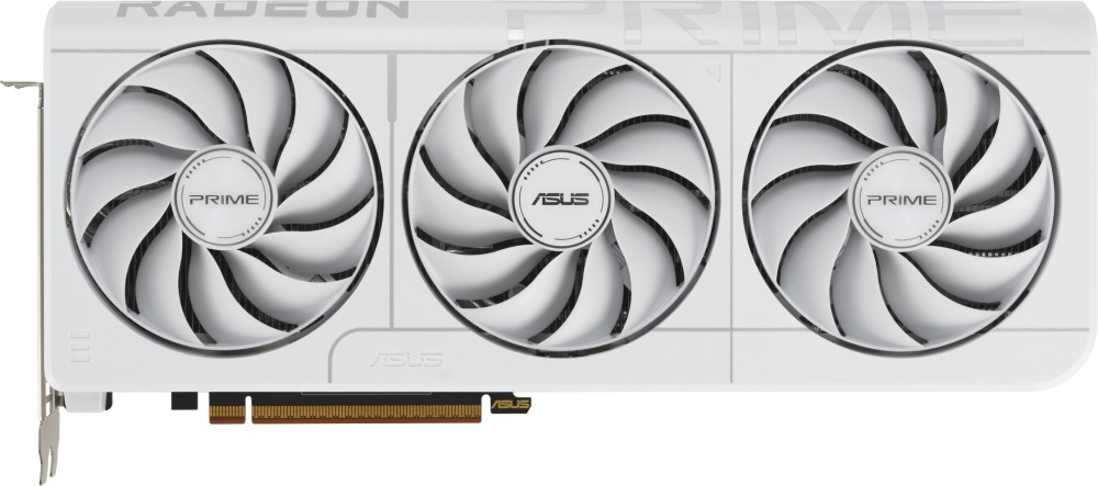 Видео карта ASUS Prime Radeon RX 9070 XT White Edition Видео карта ASUS Prime Radeon RX 9070 XT White Edition - 16 GB, GDDR6, 256 bit, Triple Fan OC -