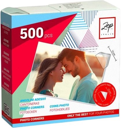 Самозалепващи лепенки за снимки Zep Italia Самозалепващи лепенки за снимки Zep Italia - 500 броя -