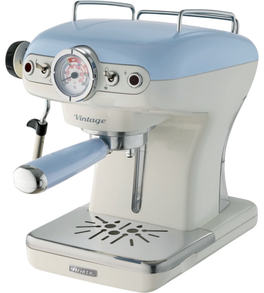 Еспресо кафемашина Ariete Еспресо кафемашина Ariete - За смляно кафе и кафе дози ESE, от серията Vintage -