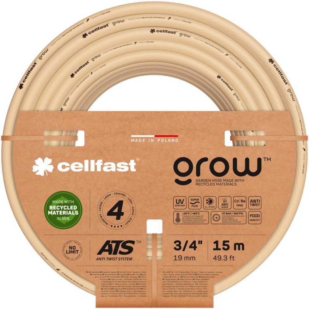    ∅ 3/4" Cellfast - 15  25 m   Grow - 