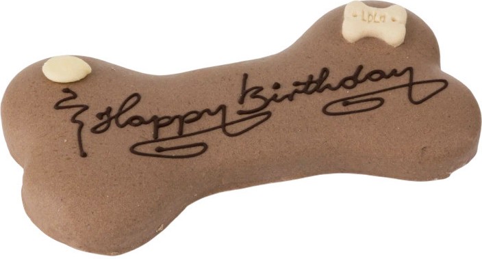 Торта за кучета Lolo Pets Happy Birthday Торта за кучета Lolo Pets Happy Birthday - 250 g, с вкус на ядки и аромат на шоколад - храна