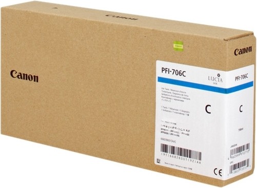      Canon PFI-706 Cyan - 700 ml - 