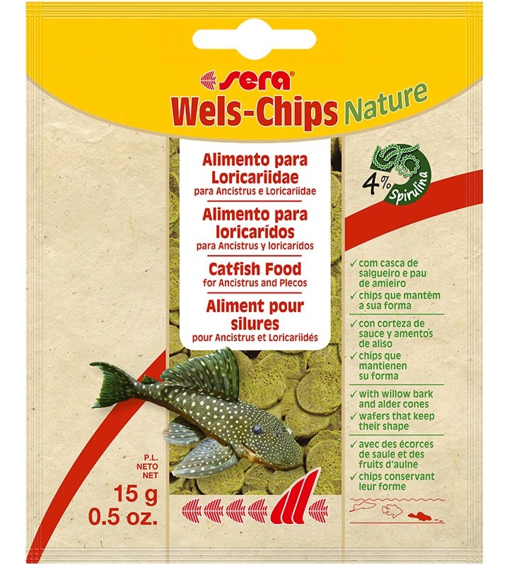     sera Wels Chips - 15 g ÷ 3.8 kg,   Nature - 