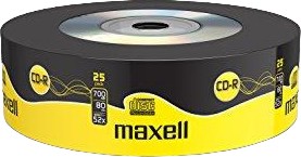 CD-R Maxell 700 MB CD-R Maxell 700 MB - 25 или 100 броя със скорост на записване до 52x -