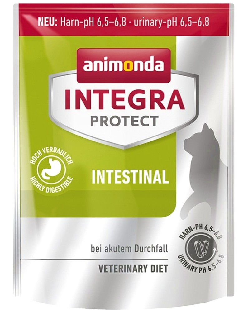 Суха храна за котки със стомашно-чревни проблеми и при остра диария Integra Protect Intestinal Суха храна за котки със стомашно-чревни проблеми и при остра диария Integra Protect Intestinal - 0.3 и 1.2 kg, в зряла възраст - храна