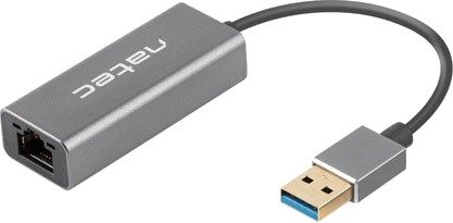 Адаптер USB-A male към RJ45 female Natec Cricket Адаптер USB-A male към RJ45 female Natec Cricket - С кабел 15 cm -