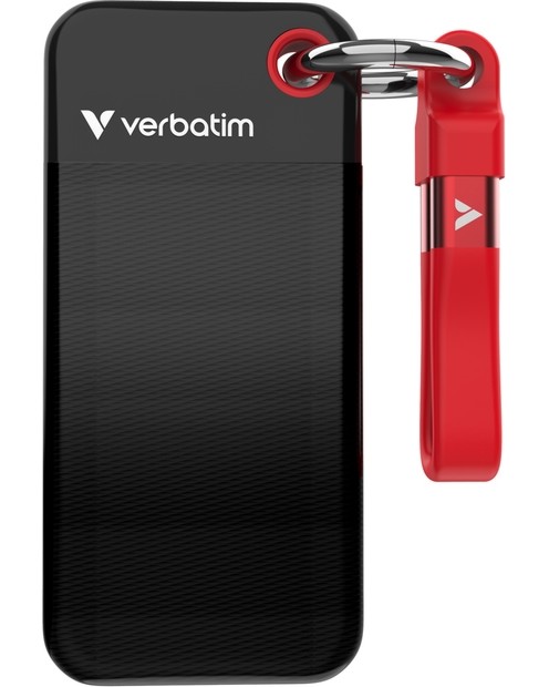 Външна SSD памет Verbatim Pocket Външна SSD памет Verbatim Pocket - 1 TB, USB-C 3.2 Gen 2 -