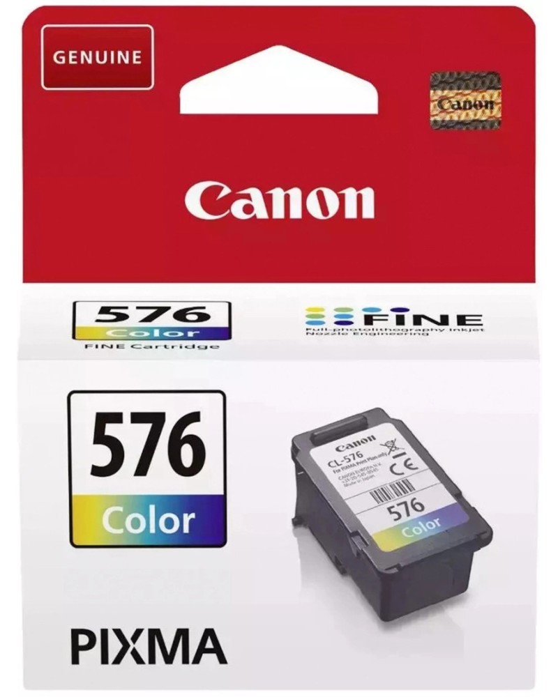 Касета с мастило за принтер Canon CL-576 Color Касета с мастило за принтер Canon CL-576 Color - 100 страници -