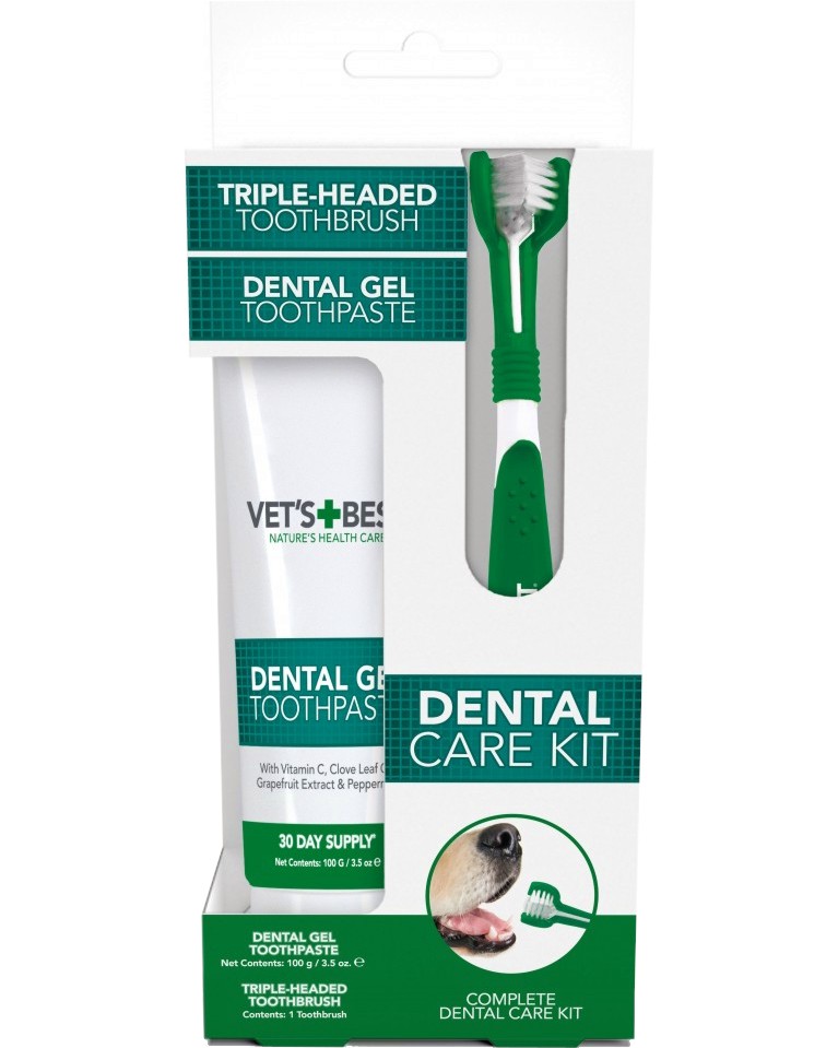      Vet's Best Dental Care Kit - 100 g,     - 