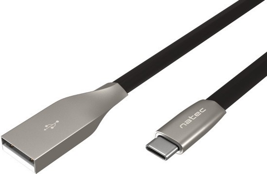 Кабел USB-C male към USB-A male Natec Prati Кабел USB-C male към USB-A male Natec Prati - 1 m -