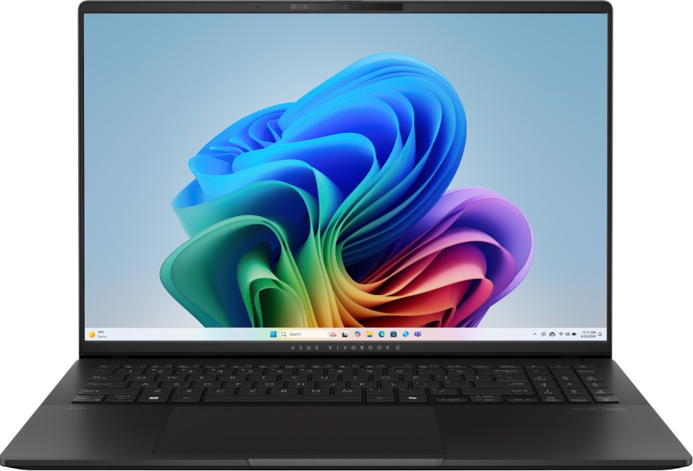 Лаптоп ASUS Vivobook S16 M5606WA-MX077X Лаптоп ASUS Vivobook S16 M5606WA-MX077X - AMD Ryzen AI 9 HX 370 2.0 GHz, 16" OLED 3200 x 2000, 120 Hz, 32 GB RAM LPDDR5X, 1 TB SSD, Windows 11 Pro -